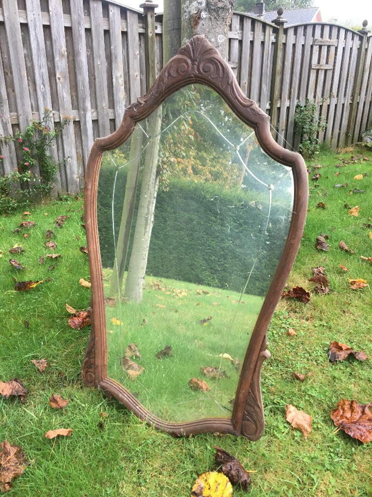 Oude spiegel, Huis en Inrichting, Woonaccessoires | Spiegels, Ophalen