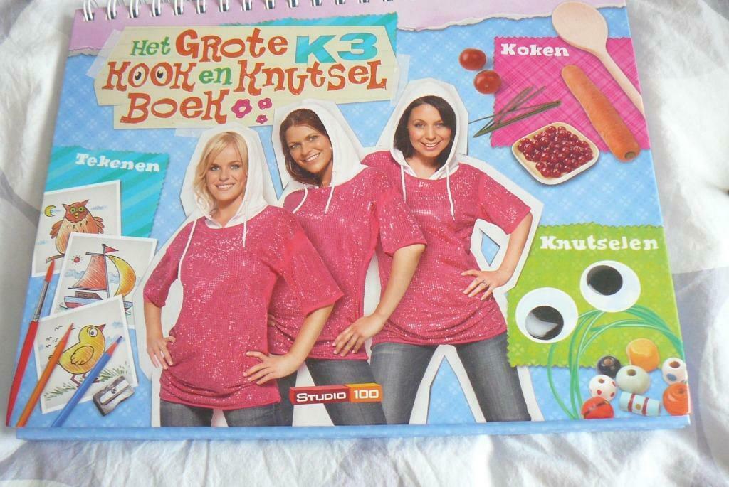 K3 Kook- en Knutselboek, Ophalen of Verzenden, Zo goed als nieuw, Studio 100, Non-fictie