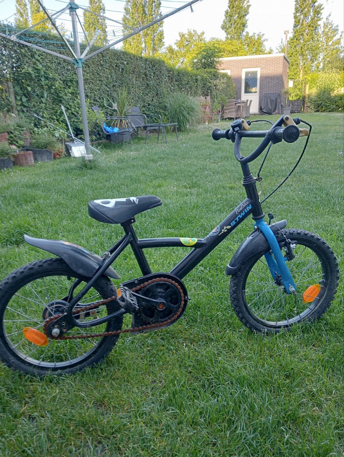 Jongensfiets bandmaat 16, Ophalen