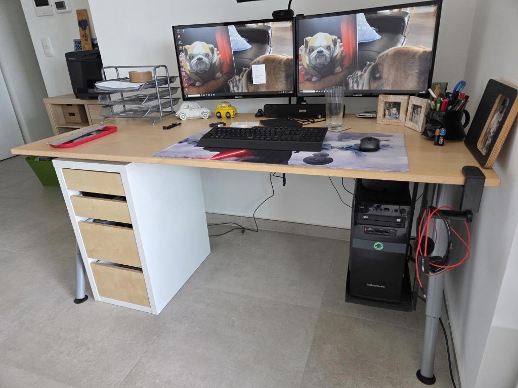 Bureau Ikea 160x80, 160 cm, Enlèvement, Utilisé, IKEA
