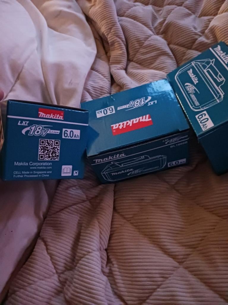 Makita 6ah 18v batterij *nieuw in de doos*, Ophalen of Verzenden