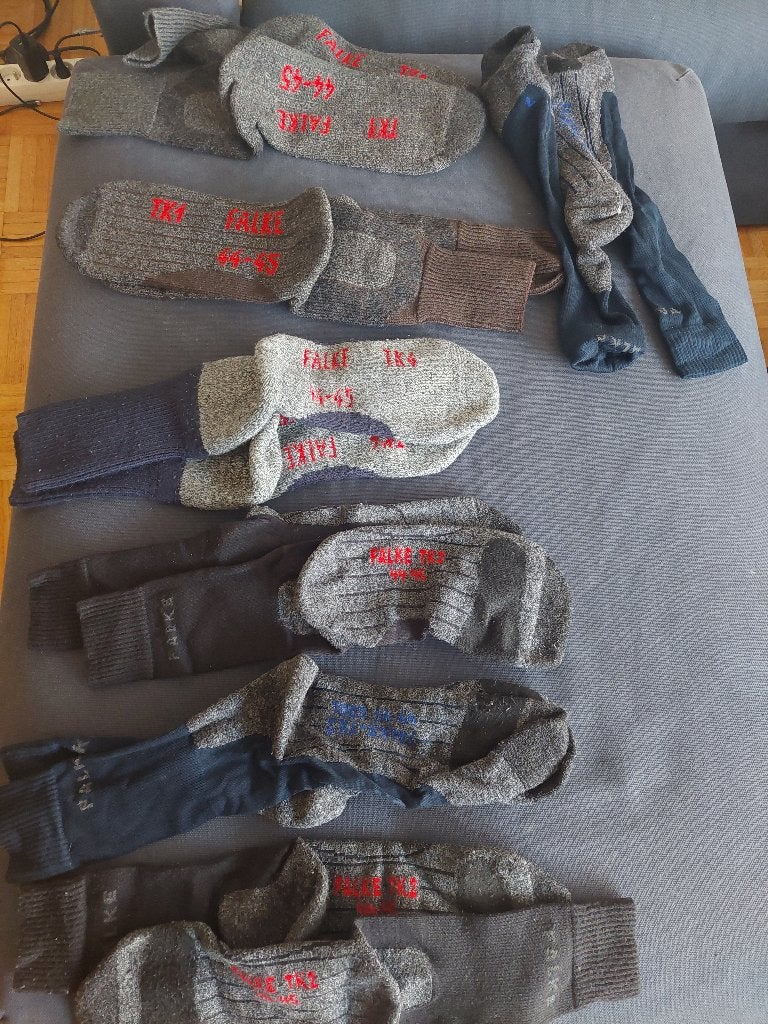 Chaussettes montagne (Falke - 44-45), Ophalen of Verzenden, Gedragen, Maat 43 t/m 46, Falke