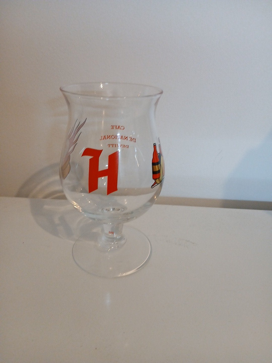 Duvel glas letter h. nr 201., Collections, Enlèvement, Neuf, Verre ou Verres, Duvel