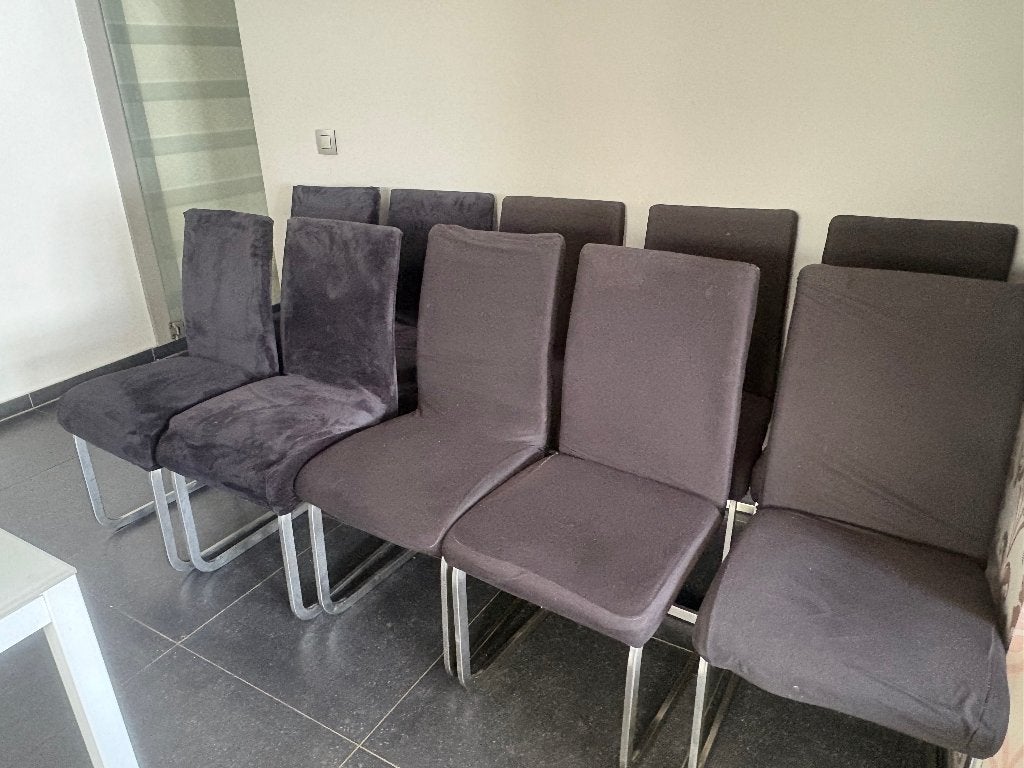 stoelen met hoes, Ophalen, Gebruikt