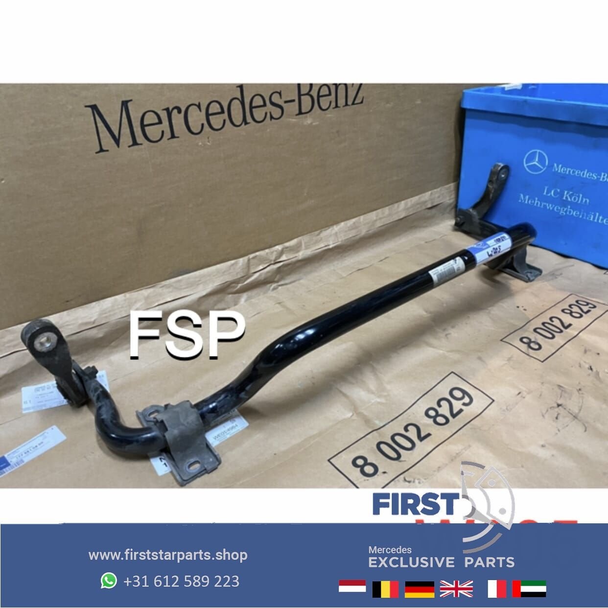 W205 STABILISATORSTANG Mercedes C Klasse 2014-2020 origineel, Suspension et Châssis, Utilisé, -, -