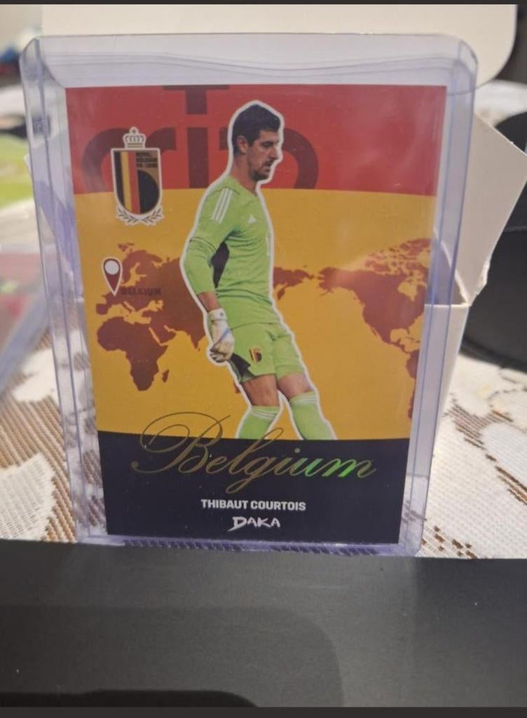 Thibaut Courtois Low Numbered 12/25–Collectors Card Belgium, Enlèvement ou Envoi, Neuf, Cartes de joueur