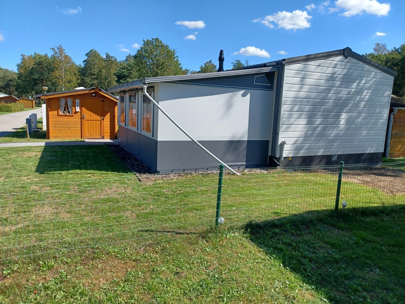 chalet au camping de Binnenvaart