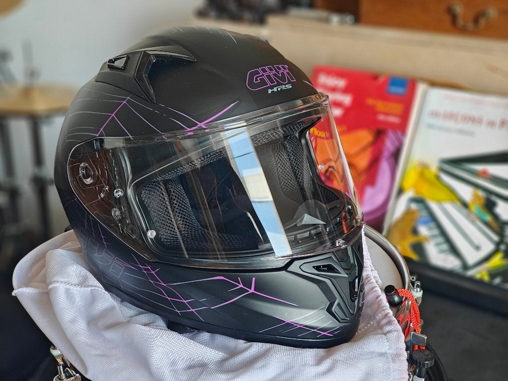 Casque GIVI 50.7 Phobia Mat Noir-Fuchsia XS, Ophalen, Nieuw zonder kaartje, Integraalhelm, Dames