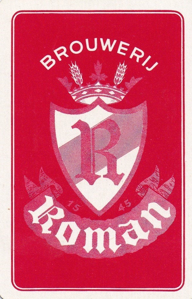 B 136 / S K ROMAN BROUWERIJ ROOD BLINKEND, Verzamelen, Speelkaarten, Jokers en Kwartetten, Ophalen of Verzenden, Nieuw, Speelkaart(en)