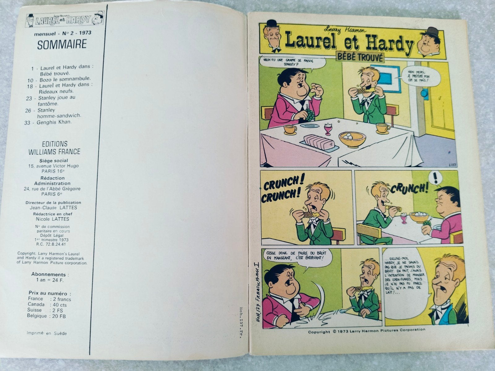 album Laurel & Harry uit 1973, Boeken, Ophalen of Verzenden