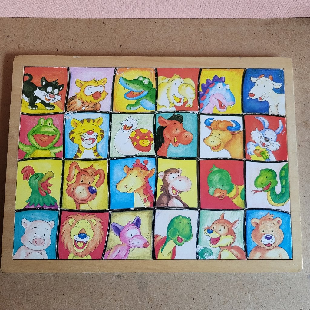 Houten sorteerpuzzel dieren, Ophalen of Verzenden, Puzzelen