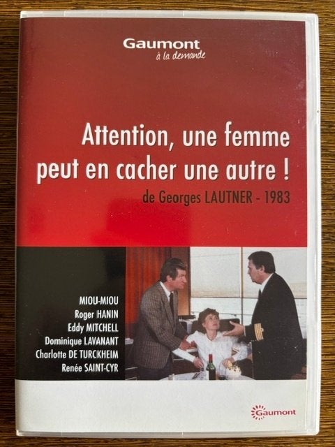 Attention, une Femme peut en cacher une Autre (G. Lautner), À partir de 6 ans, Enlèvement, Comme neuf, Comédie romantique