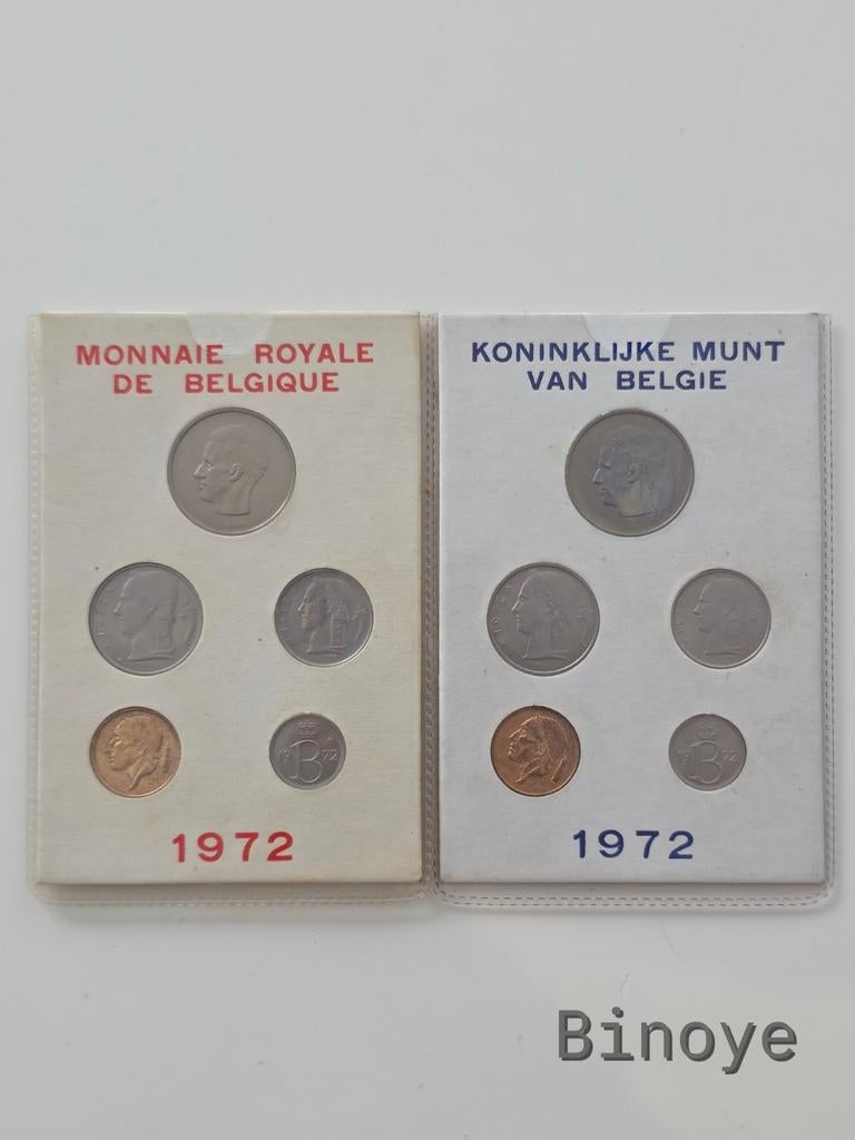 Belgique FDC 1972 – Série Belgique/België – Set officiel, Timbres & Monnaies, Monnaies | Belgique, Enlèvement ou Envoi, Série