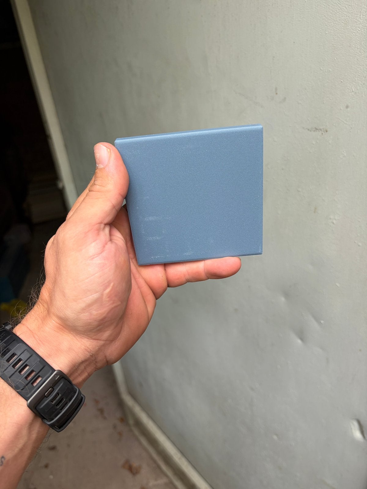 Blauwe topcer cement tegels 10*10cm, Doe-het-zelf en Bouw, Ophalen, Overige materialen, Overige typen, Nieuw