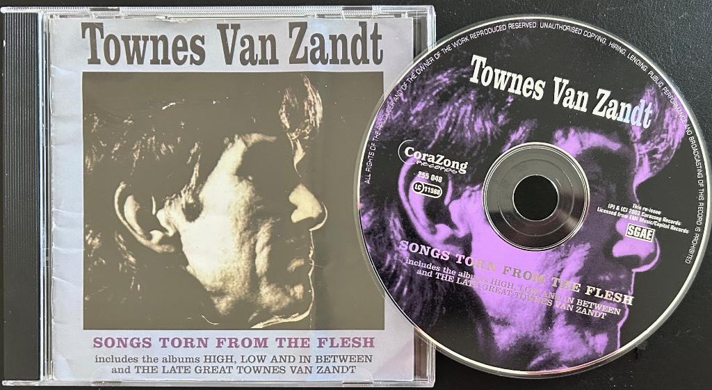 TOWNES VAN ZANDT - Songs torn from the flesh ( CD ), Cd's en Dvd's, Cd's | Rock, Zo goed als nieuw, Singer-songwriter, Verzenden