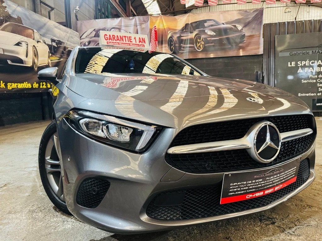 Mercedes A160 lederen GPS-camera CarPlay PDC J.A, Auto's, Euro 6, CL, Leder, Handgeschakeld