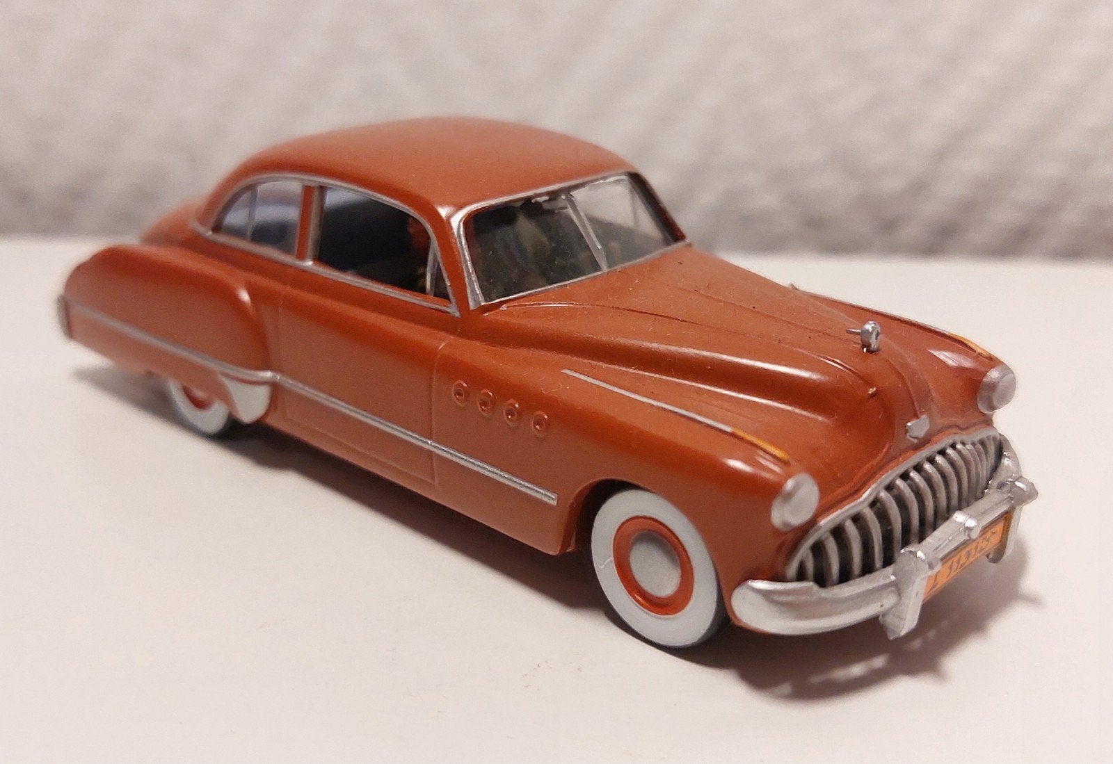Voiture TINTIN Atlas 1/43 'La Buick du professeur Smith 1949, Enlèvement ou Envoi, Tintin, Utilisé, Statue ou Figurine