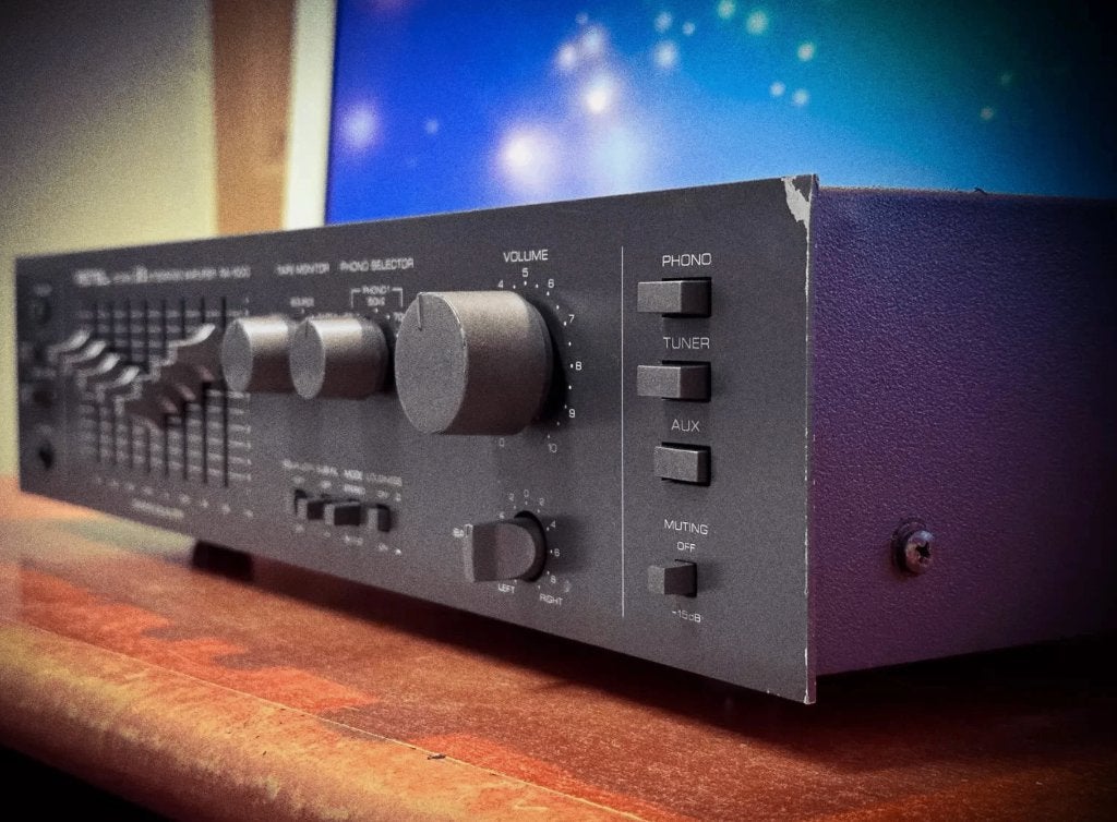 ROTEL RA-1000 vintage stereogeïntegreerde versterker, Audio, Tv en Foto, Overige merken, Gebruikt, Ophalen of Verzenden, 120 watt of meer