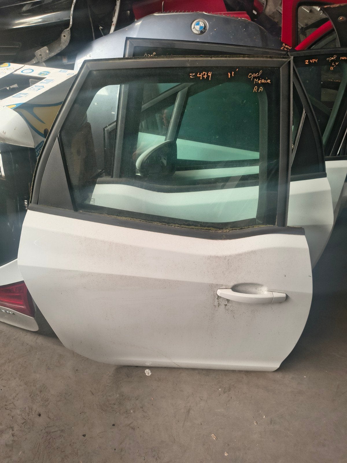Opel Meriva B achterdeur rechts, Gebruikt, Deur, ., Opel