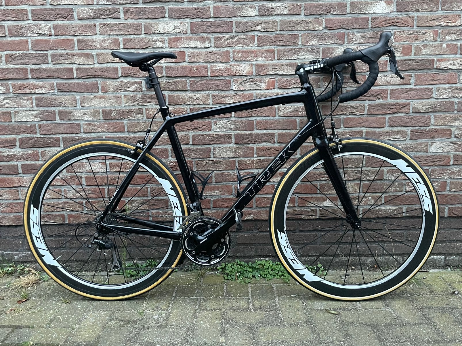 Trek racefiets - carbon 50mm wielen - vermogensmeter, Autres marques, Comme neuf, Enlèvement, 53 à 57 cm