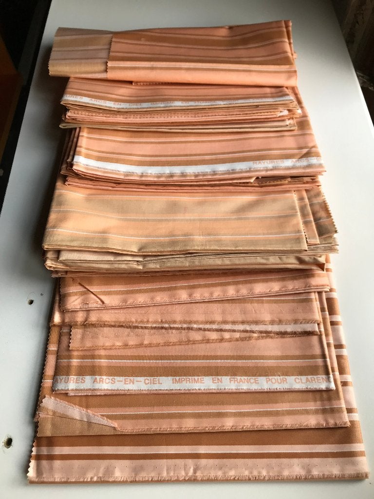 textile vintage 15 m, Maison & Meubles, Neuf, Autres marques, Crème, Enlèvement ou Envoi