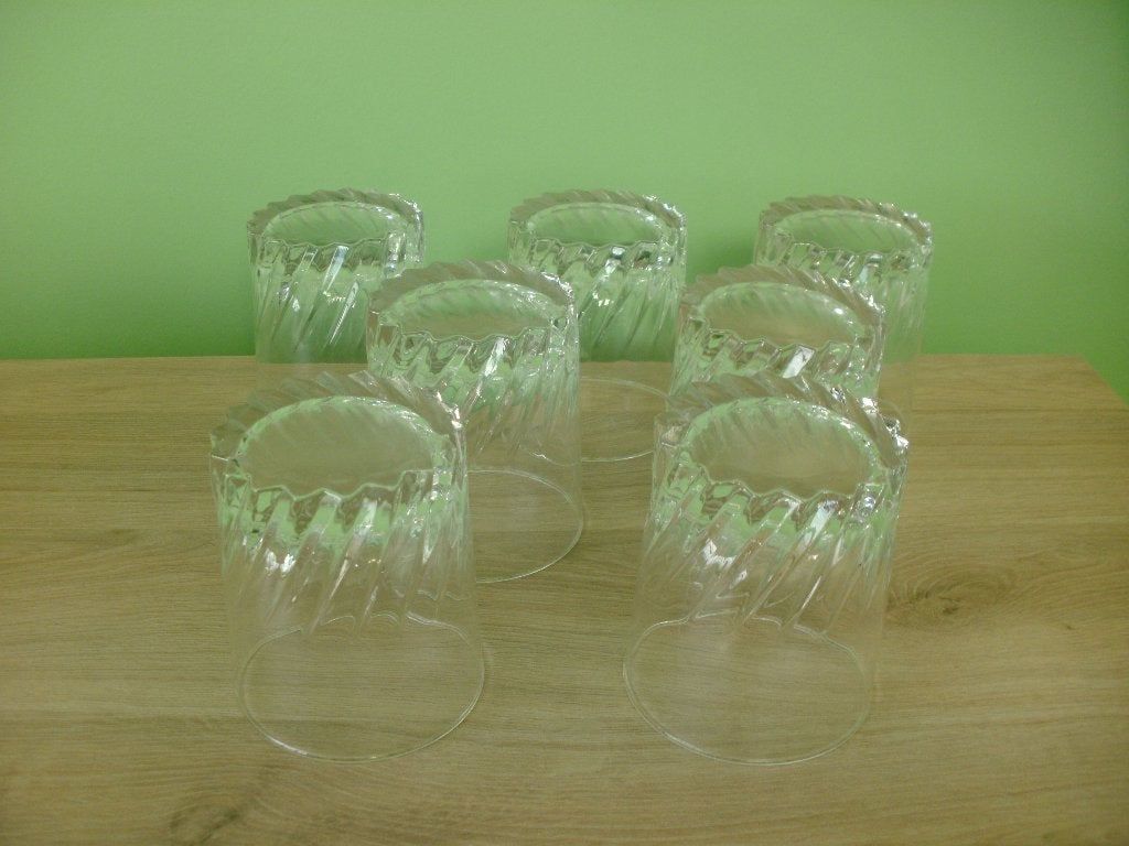 7 identieke glazen, Collections, Verres & Petits Verres, Enlèvement, Neuf, Verre à eau