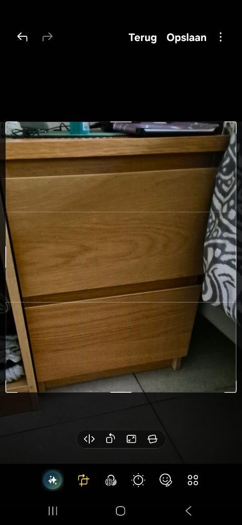 Nachttafel IKEA, Huis en Inrichting, Ophalen, Gebruikt, Minder dan 45 cm, Minder dan 55 cm
