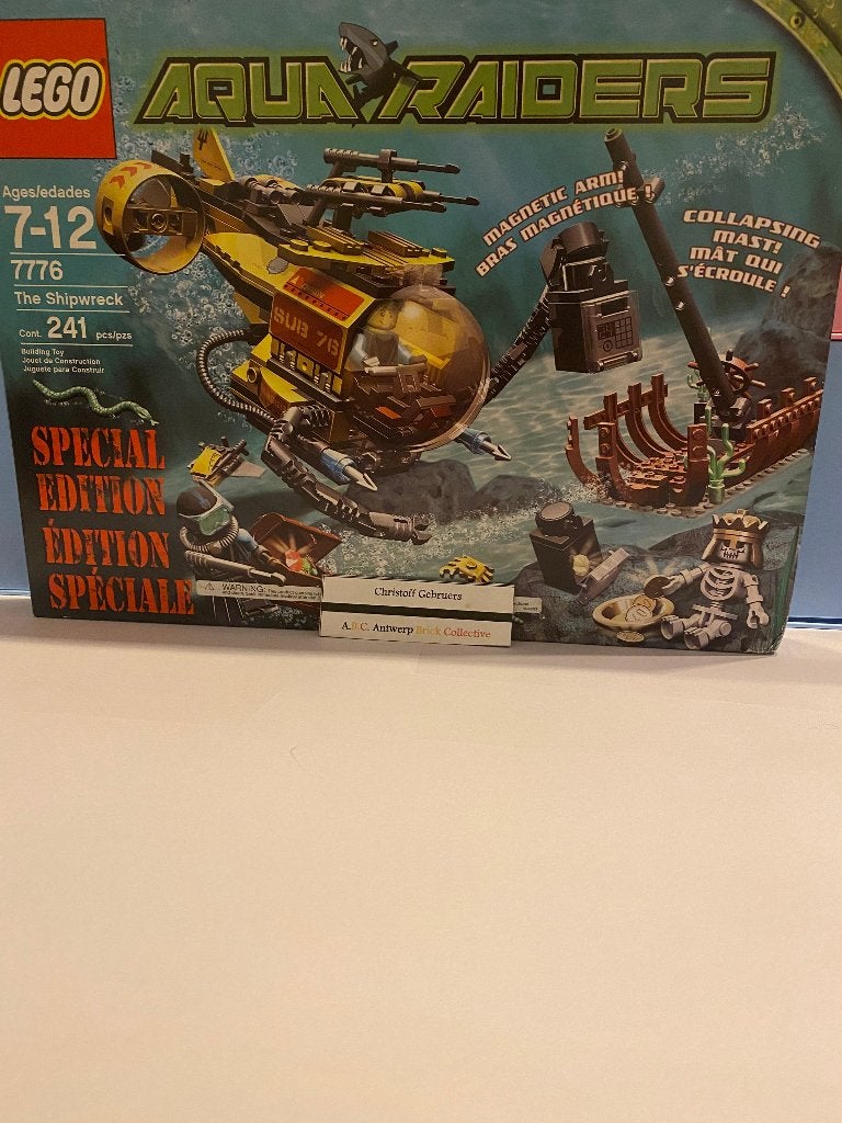 Lego Aquaraiders - 7776 - The Shipwreck (ltd ed), Ophalen, Overige thema's, Lego, Nieuw