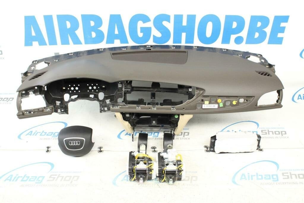 Airbag set Dashboard bruin 4 spaak Audi A6 4G (2011-2018), Auto-onderdelen, Gebruikt, Ophalen of Verzenden
