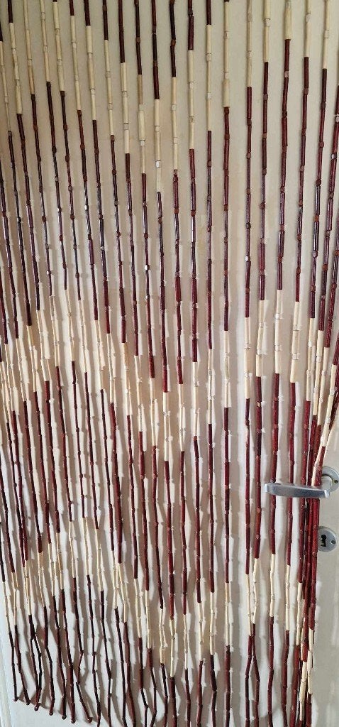 rideau bambou porte, Ophalen, 90 cm, Met haken, Overige merken