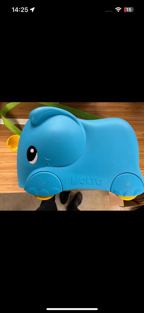 Rij zitkoffer kind, Kinderen en Baby's, Ophalen, Gebruikt