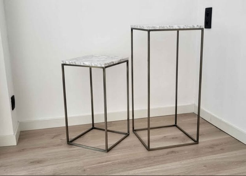bout de canapé AMPM, Enlèvement, Comme neuf, Carré, Métal ou Aluminium