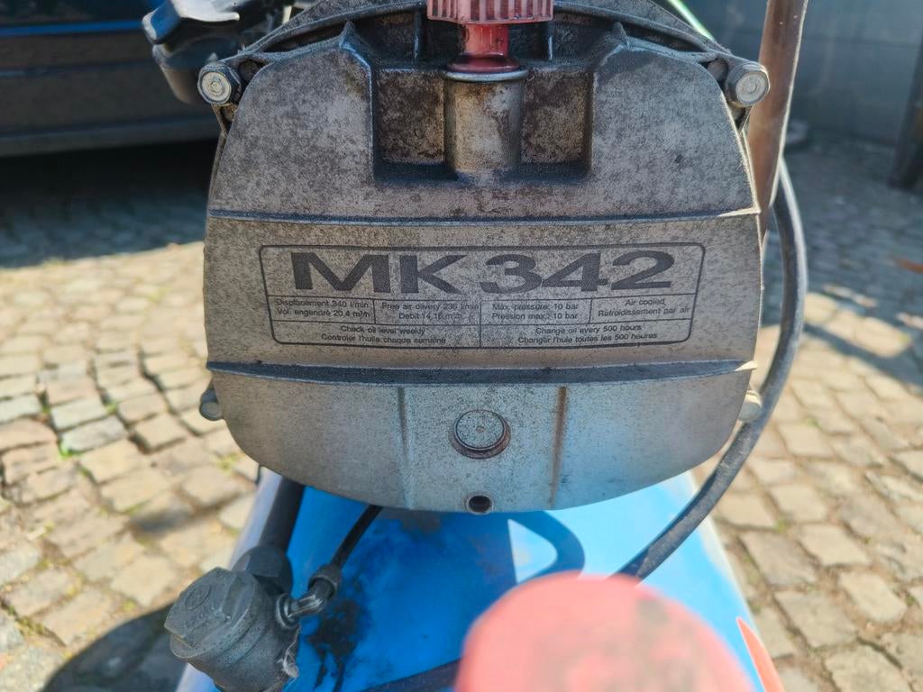 Welco compressor, Ophalen