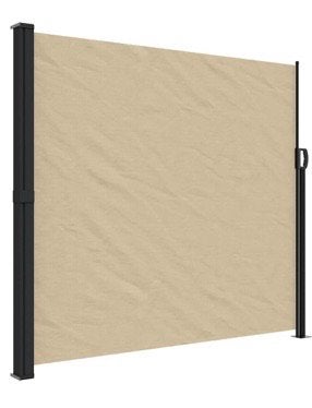 Zonne/windscherm uittrekbaar 180x500 beige, Tuin en Terras, Ophalen, 200 cm of meer, 150 tot 200 cm, Nieuw