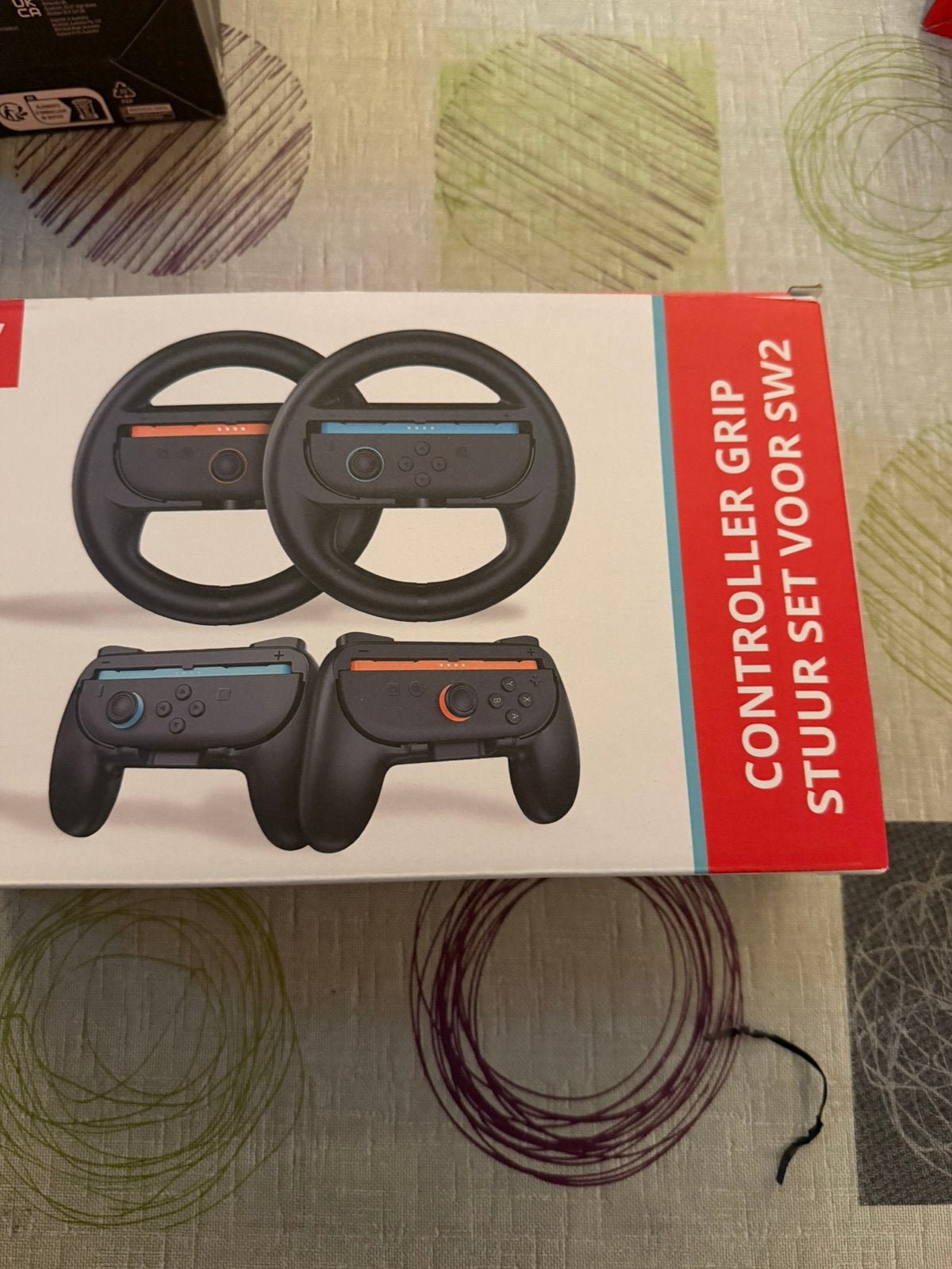 2 stuurtjes en 2 houders voor Nintendo switch 2, Consoles de jeu & Jeux vidéo, Consoles de jeu | Nintendo Portables | Accessoires