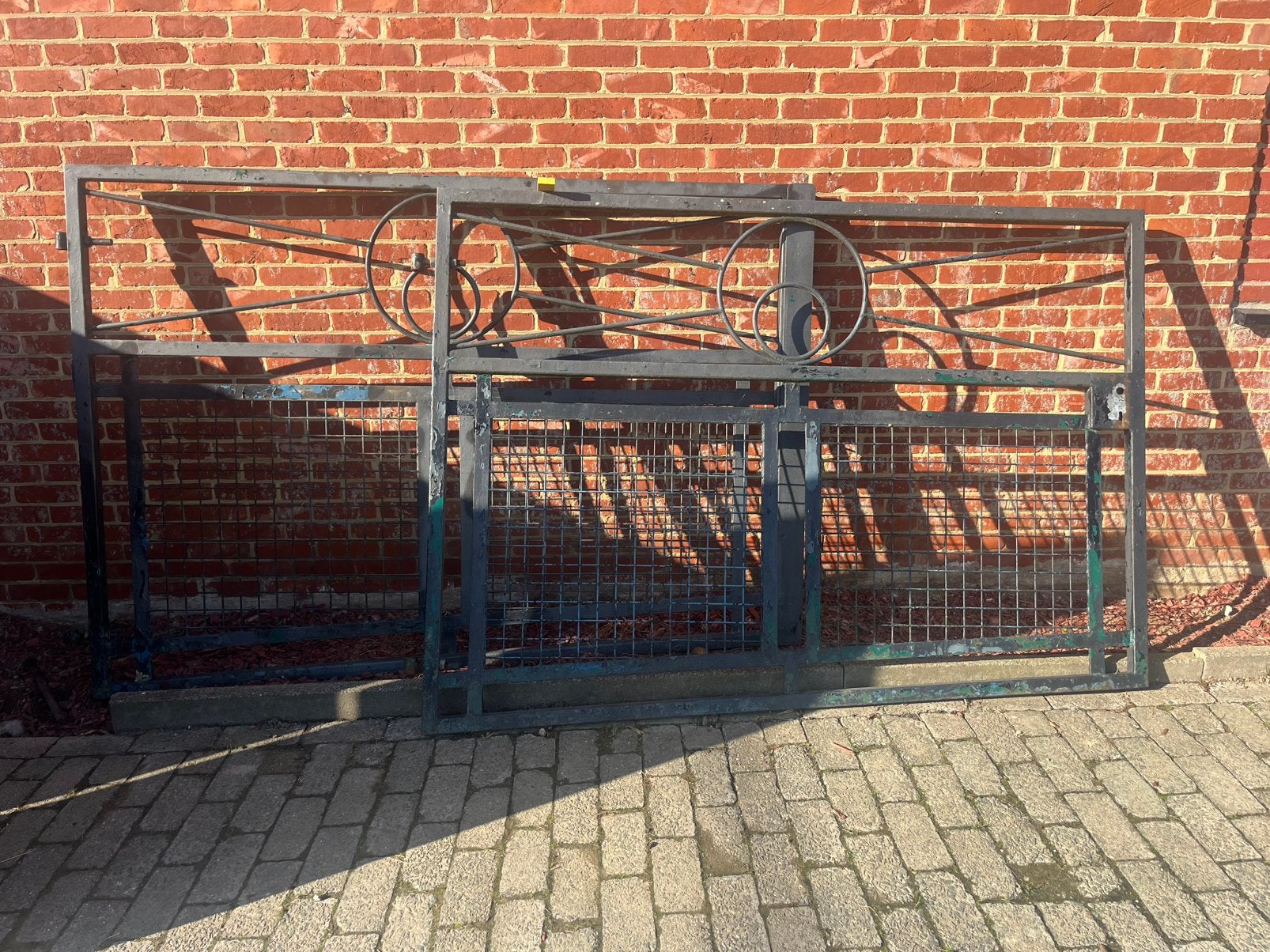 Poort, Ophalen, Met poort, Gebruikt, IJzer
