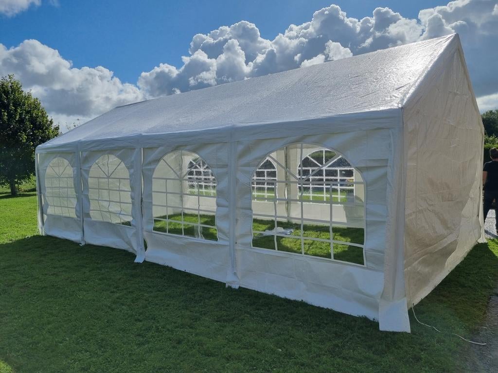 Location tonnelle 4x8m, Enlèvement