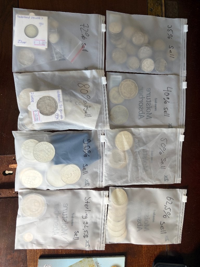 821.47g puur zilver VOOR SPOT! - zilveren munten - lotje, Postzegels en Munten, Munten | België, Ophalen of Verzenden, Zilver