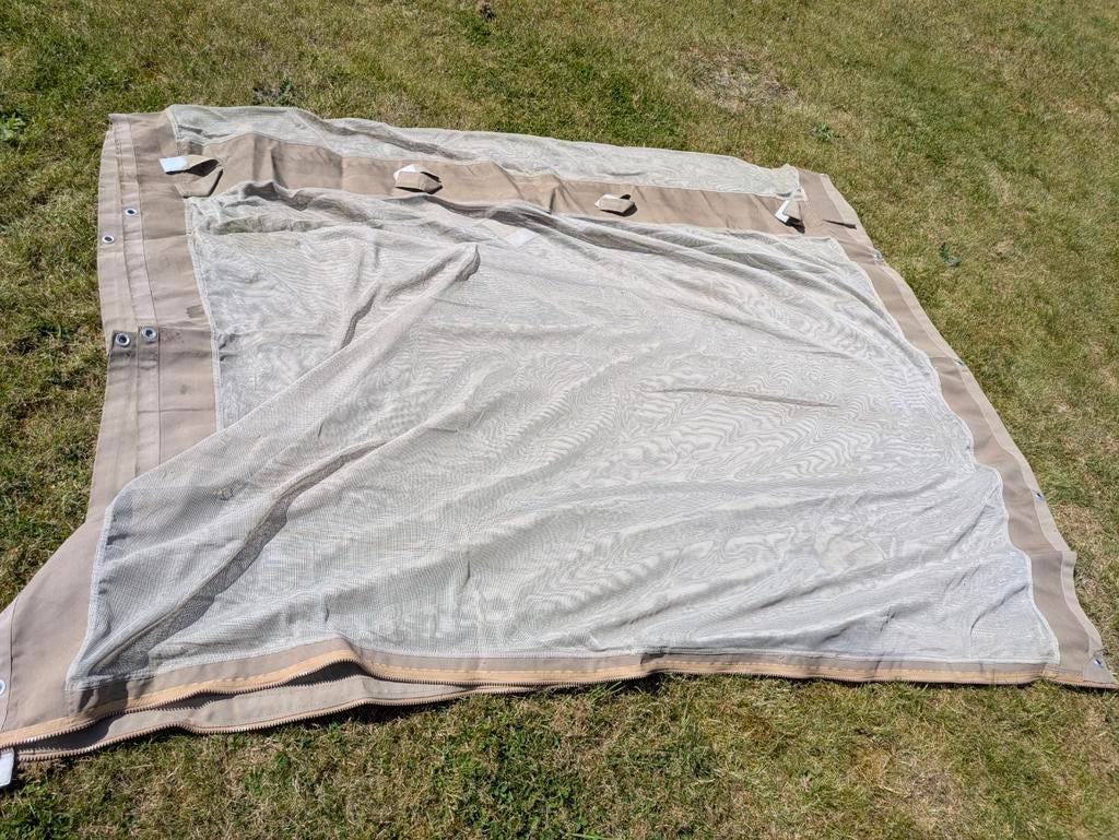 Gratis gaasdoeken voor zonnetent, Tuin en Terras, Zonneschermen, Ophalen