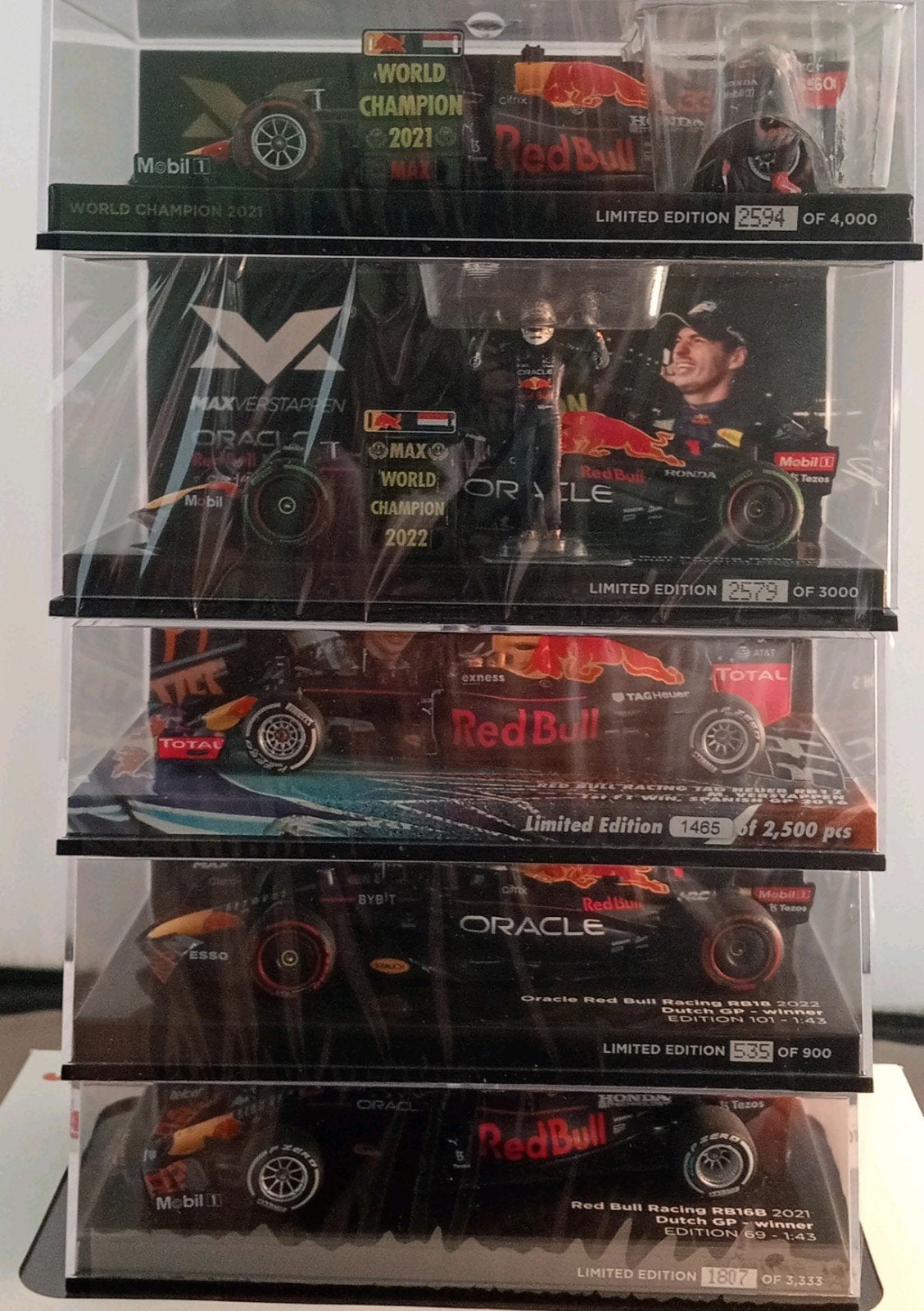 Max Verstappen MINICHAMPS MV SHOP 1:43 5 modèles neufs F1, Enlèvement ou Envoi, Neuf, Voiture, MiniChamps