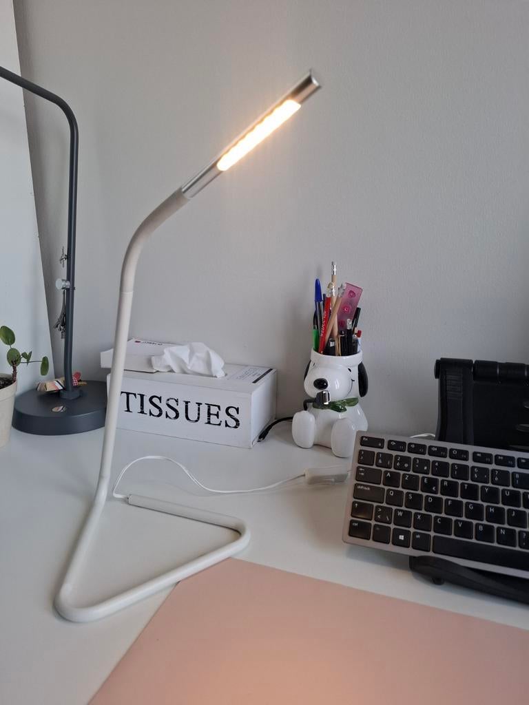 Moderne witte bureaulamp, Ophalen, IKEA