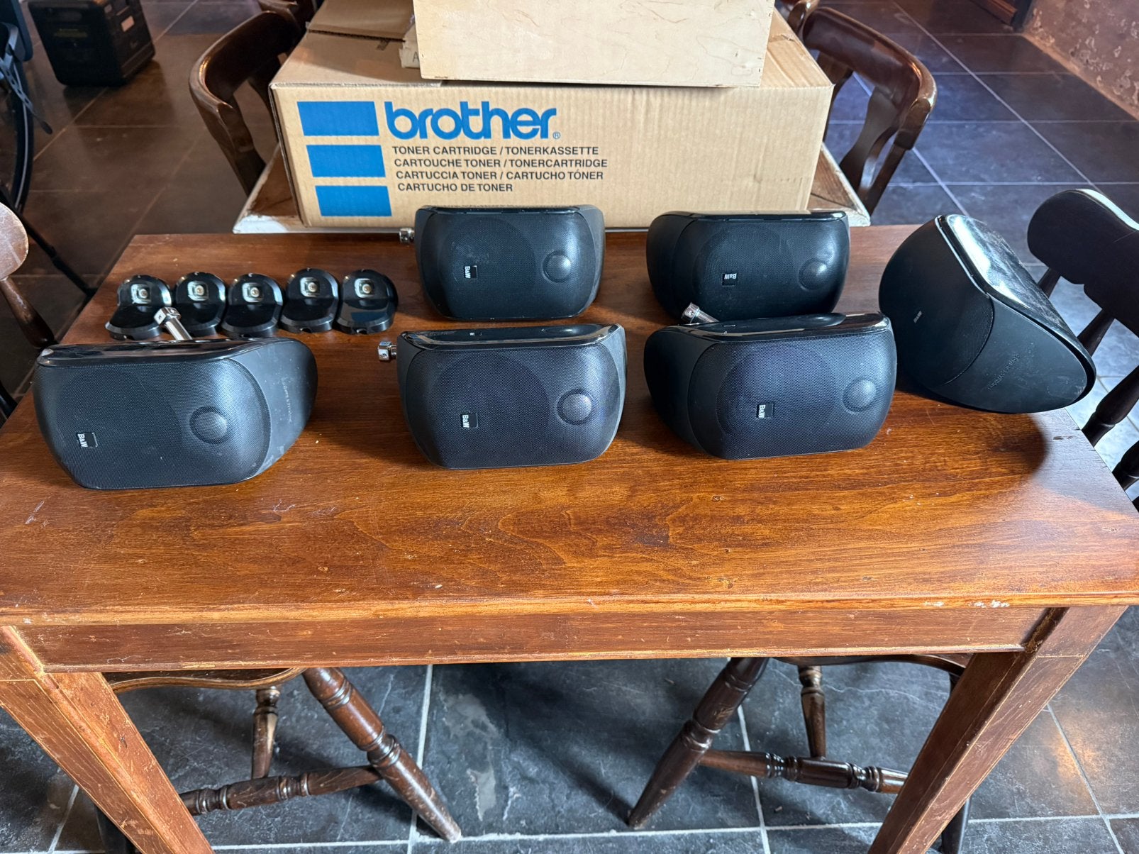 5 x B&W M1, Enlèvement, Utilisé, Kit home cinéma, Bowers & Wilkins (B&W)