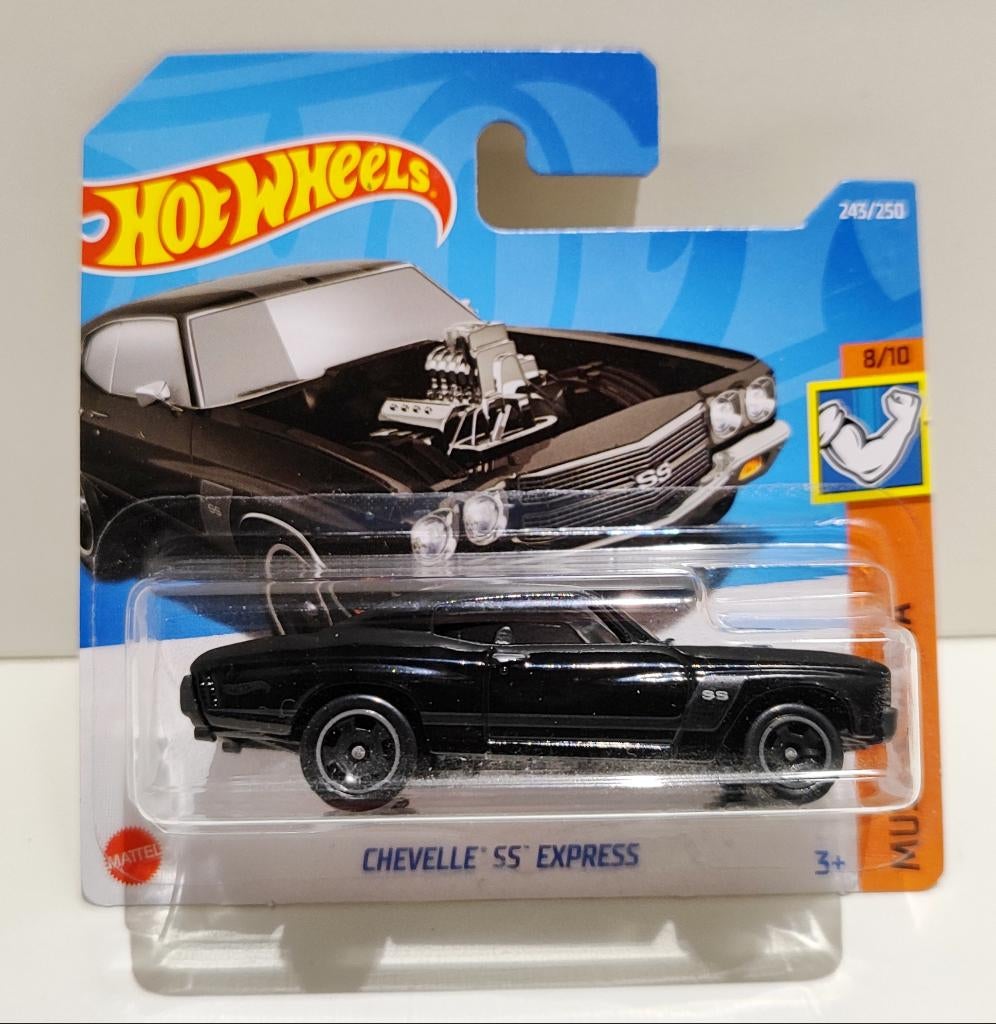 Hot Wheels Chevelle SS Express Zwart (2022), Enlèvement ou Envoi