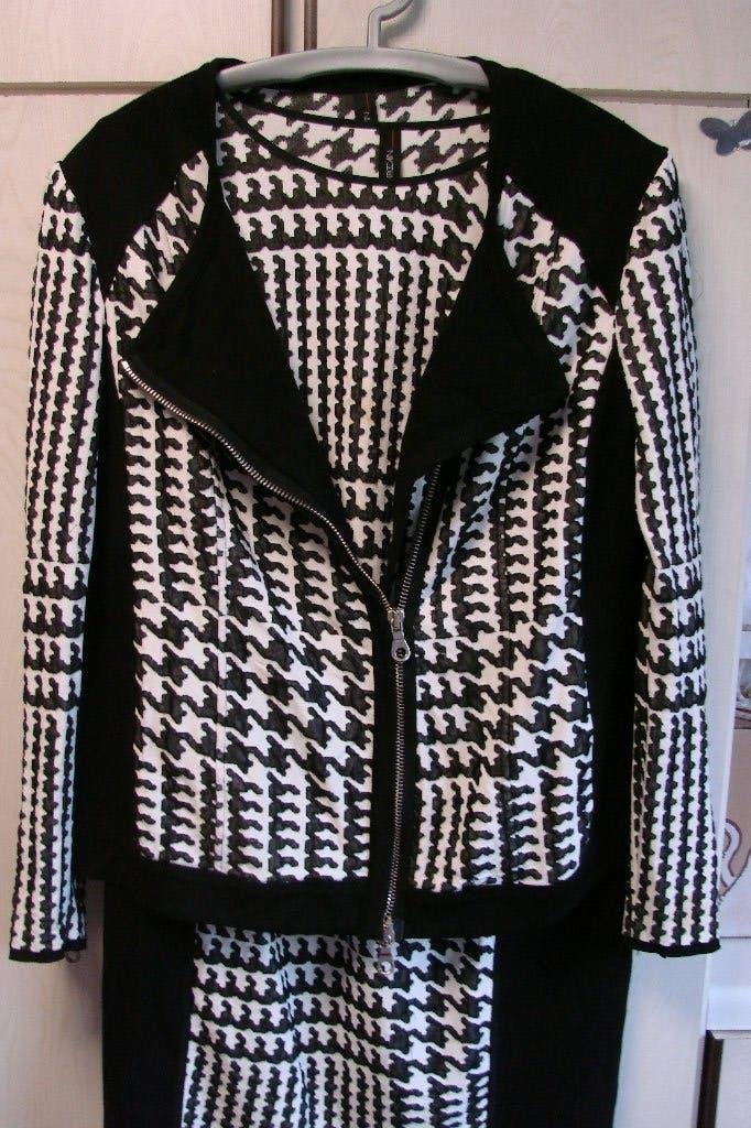 dames ensemble jurk en vestje maat 42-44, Kleding | Dames, Meerkleurig, Maat 42/44 (L), Ophalen of Verzenden, Zo goed als nieuw