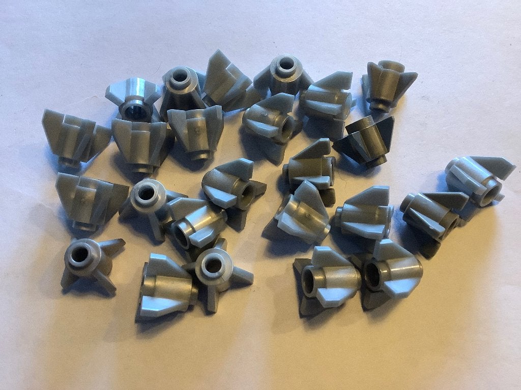 Lego Brick, Round 1 x 1 with Fins 25 stuks / 9-1, Ophalen of Verzenden, Zo goed als nieuw, Losse stenen, Lego