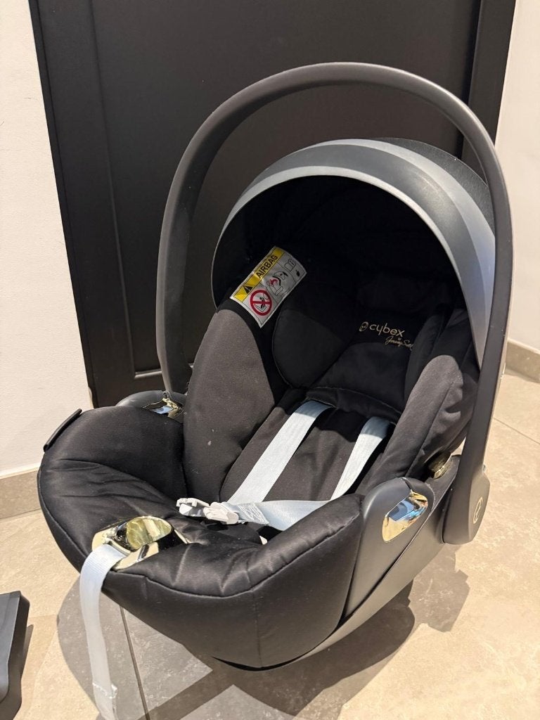 Cybex Cloud Z by Jeremy Scott autostoel + adapters, Enfants & Bébés, Sièges auto, Utilisé, Autres marques, Autres méthodes, Dossier réglable