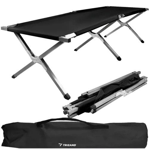 Opvouwbaar Campingbed 189x70 cm – Veldbed – Zwart, Caravanes & Camping, Enlèvement ou Envoi, Comme neuf