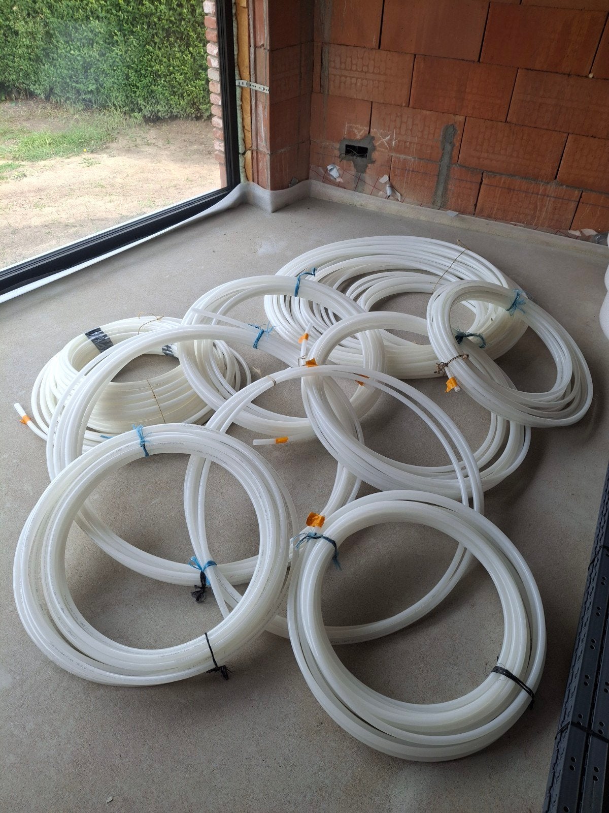 Buizen vloerverwarming, Ophalen