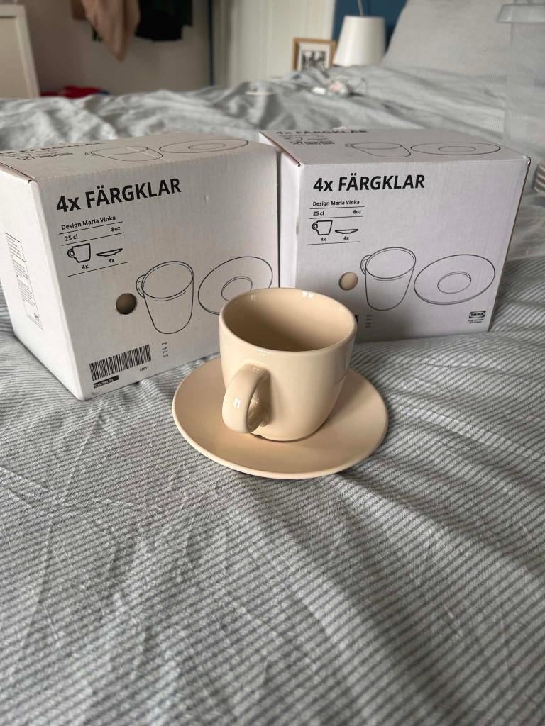 Set borden - IKEA, Huis en Inrichting, Ophalen, Nieuw, Effen, Aardewerk