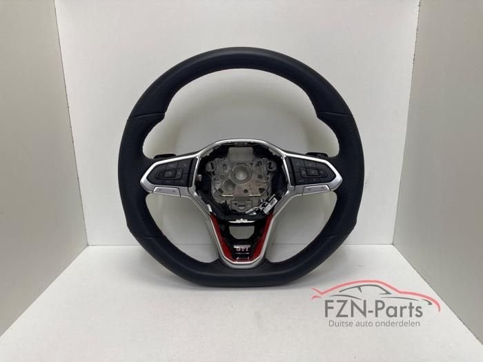 VW Golf 8 GTI Stuur Leer Leder Rood Stiksel MF+F1+ACC, Auto-onderdelen, Ophalen of Verzenden, Gebruikt
